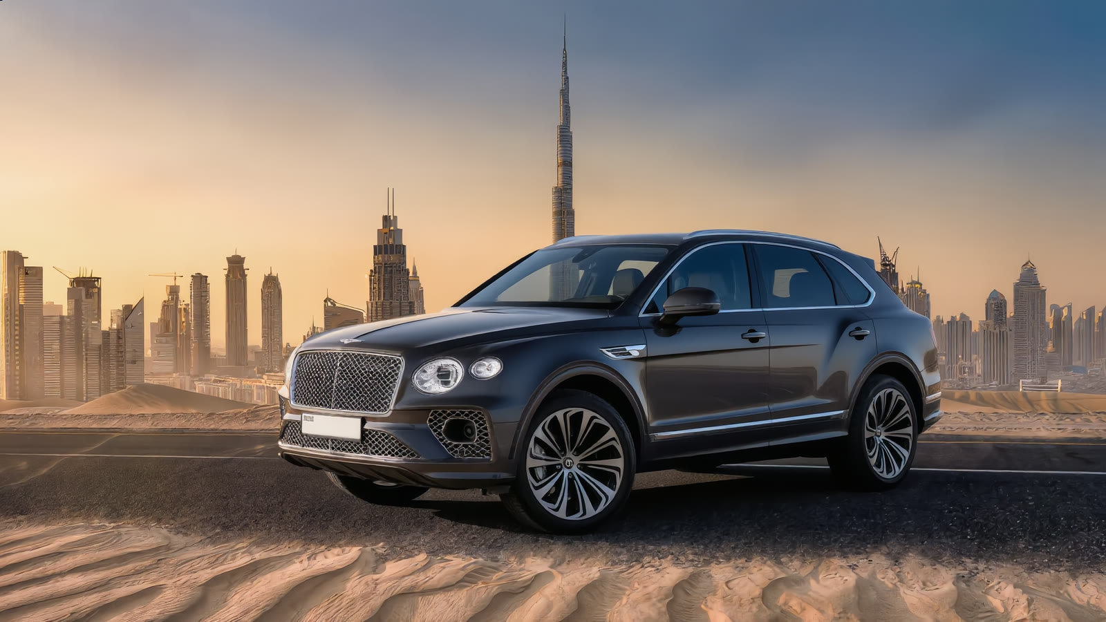 Bentley Bentayga Grey available to rent in Dubai