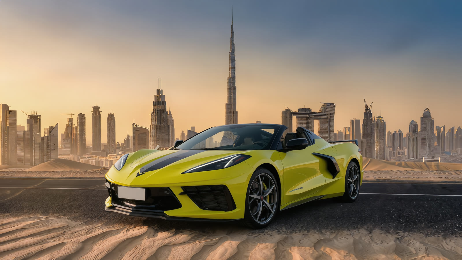 Chevrolet Corvette C8 available to rent in Dubai