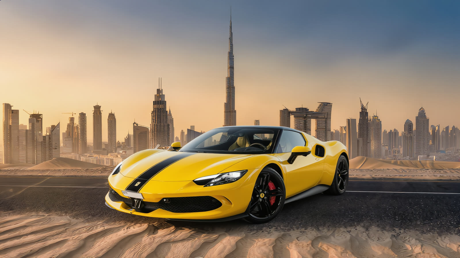 Ferrari 296 GTB available to rent in Dubai