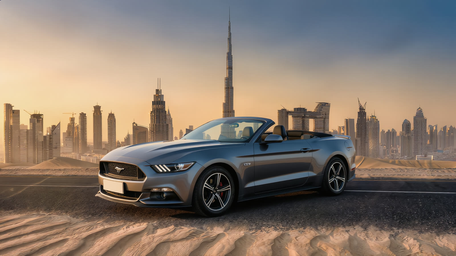 Ford Mustang Convertible available to rent in Dubai